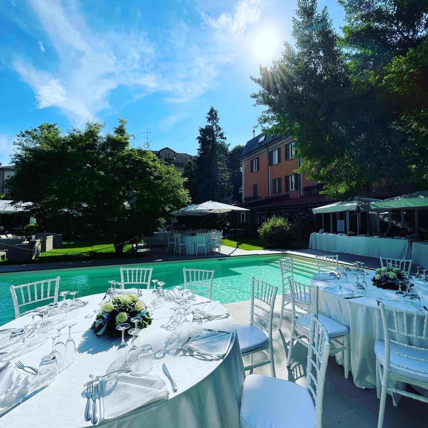 Hotel Milano Pool & Garden Salice Terme Exteriér fotografie