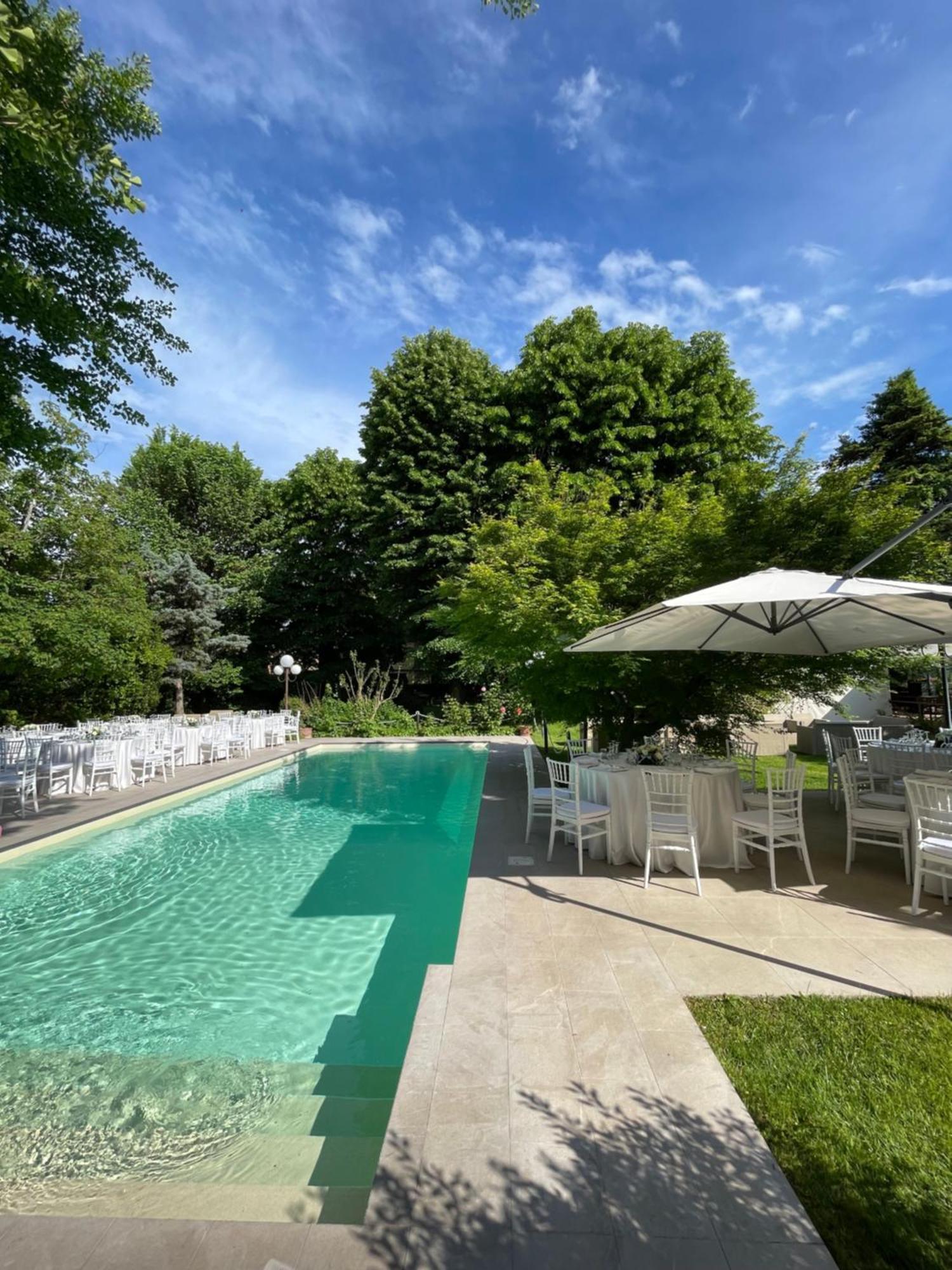 Hotel Milano Pool & Garden Salice Terme Exteriér fotografie